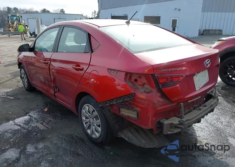 2018 Hyundai Accent Se from USA, damaged, VIN 3KPC24A39JE022028